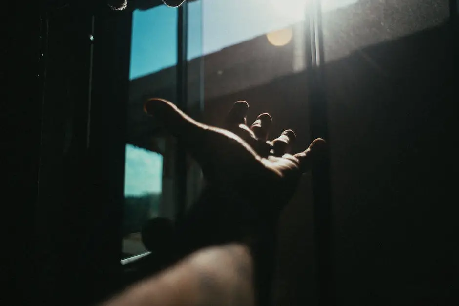 Image of a book cover depicting a person reaching out through a window